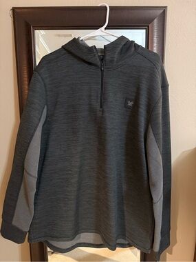 Vortex Quarter-Zip Hooded Sweater size XL